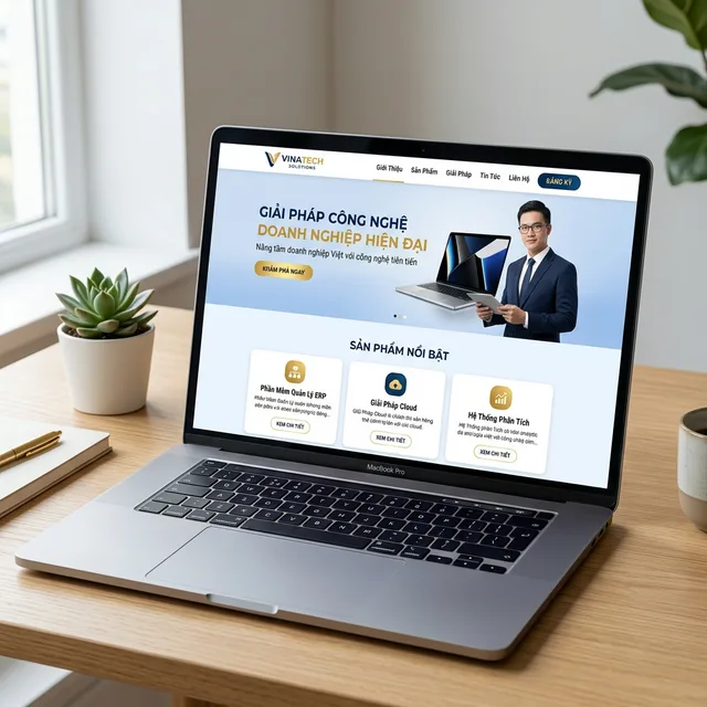 Thiết kế landing page doanh nghiệp chuyên nghiệp — Bluvy Design